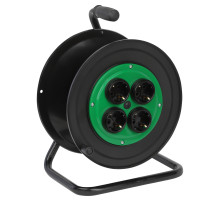 ЭРА Катушка пластиковая RP-4e для подключения провода 4 розетки c заземлением