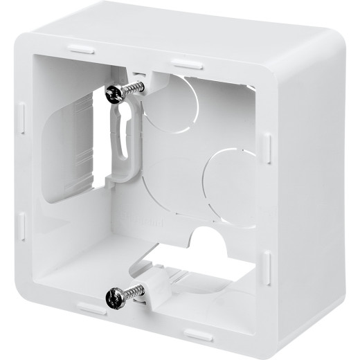 Коробка для накладного монтажа 1 пост - Legrand/Daccord Inspiria - белый