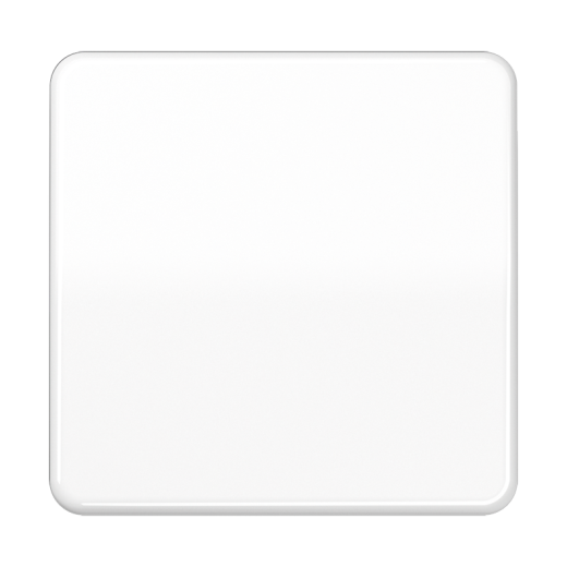 Одинарная клавиша для балансирных механизмов выключателей (кнопок), в комплекте с CD90HP (крепежный элемент), возможно IP44, дюропласт, белый, CD500