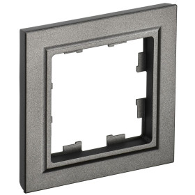 IEK BRITE BASE Темн.бронза Рамка 1-м РУ-1-БрТБ