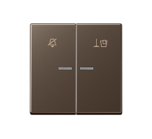 JUNG Клавиша для гостиничных выключателей 505KO5VEUM24 или 505KO5VEUM230, мокка