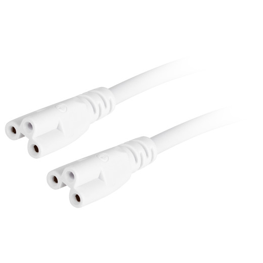 Кабель соединительный для линейного светильника ЭРА C5-С5-0,5 3-pin 0,5 м коннекторы IEC C5-IEC C5