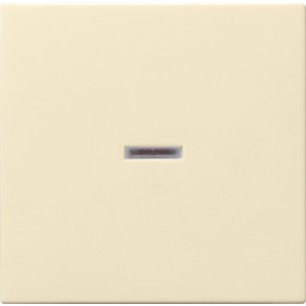 Gira S-55 Крем глянц Клавиша 1-ая с подсветкой