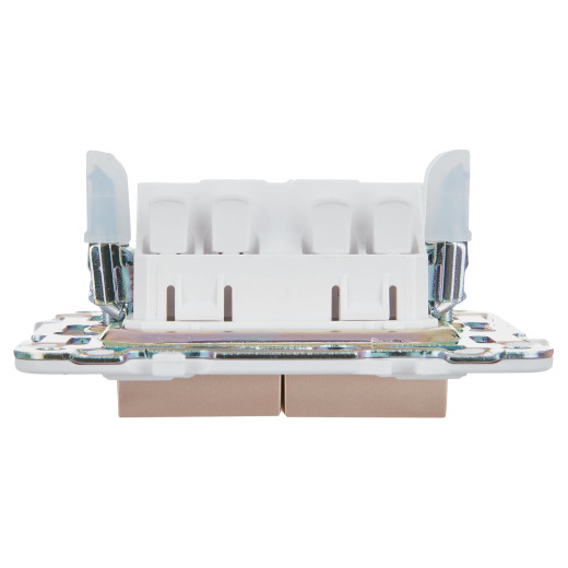 SKANDY Выключ. 2-кл. прох. с инд. 10А SK-V10Sa песоч. IEK