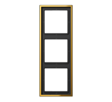 JUNG LS 990 Блеск золота Рамка 3-ая