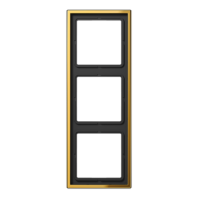 JUNG LS 990 Блеск золота Рамка 3-ая