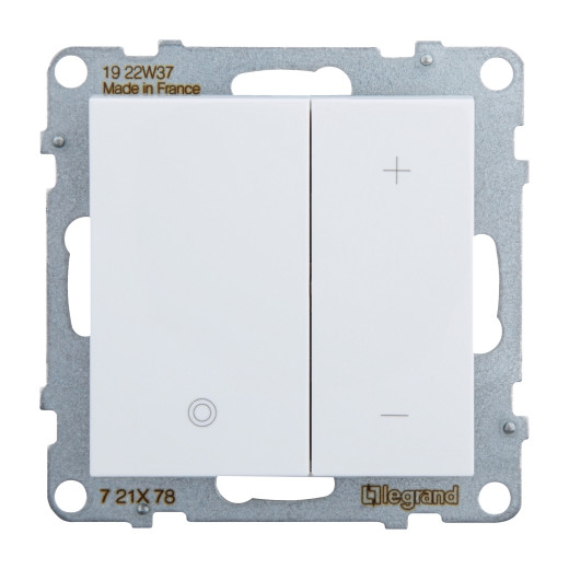 SUNO. Светорегулятор кнопочный универсальный 400Вт без нейтрали. Цвет 