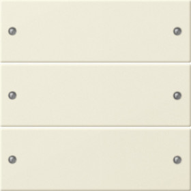 Gira S-55 Крем Комплект клавиш 3-местный