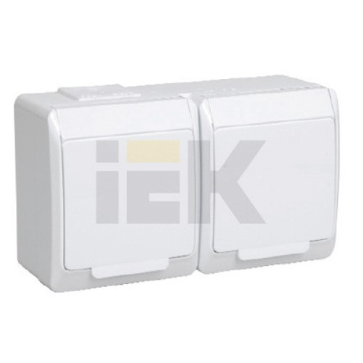 РСб22-3-ГПБб роз.2м с з/к о/у IP54 (цвет крышки:белый) ГЕРМЕС PLUS