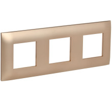 IEK SKANDY Песочный Рамка 3-ая SK-F03Sa
