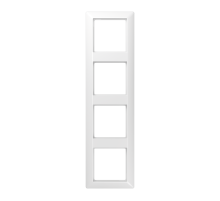 JUNG AS 500 Белая Рамка 4-ая ударопрочная