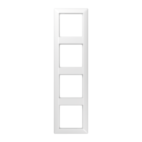 JUNG AS 500 Белая Рамка 4-ая ударопрочная