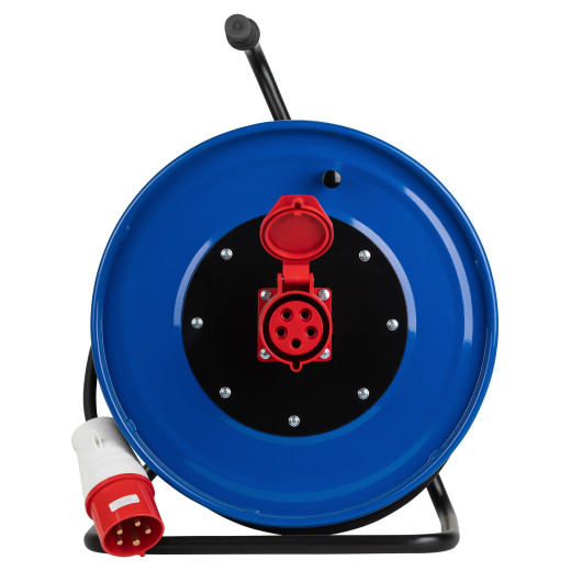 Удлинитель силовой ЭРА IND380-RM-1e-5x4-10m-IP44 на 380В на катушке 1 розетка CEE 5P 10м КГ 5х4 32A IP44