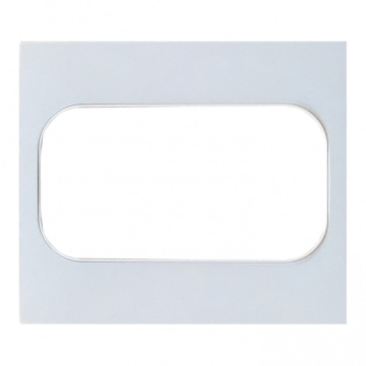 Стокгольм Рамка для розетки 2-местная белая EKF PROxima