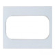 Стокгольм Рамка для розетки 2-местная белая EKF PROxima