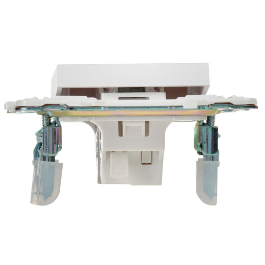 SKANDY Выключ. 1-кл. кнопоч. 10А SK-V14W арк. бел. IEK