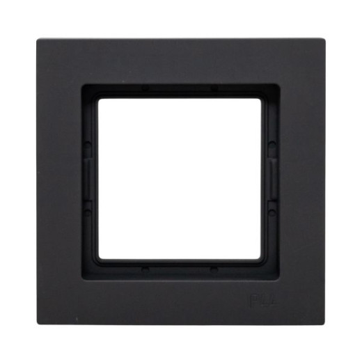 1 - местная рамка, IP44, чёрная, пластик Эпика EKF