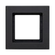 1 - местная рамка, IP44, чёрная, пластик Эпика EKF