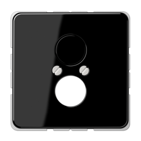 JUNG Крышка для 2-х гнезд черная