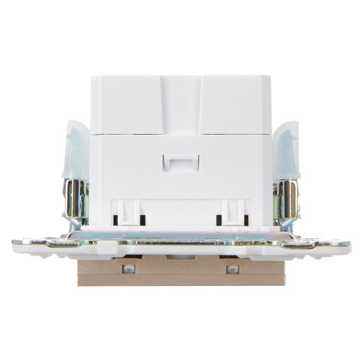 SKANDY Роз. USB A+A 3,1А SK-R15Sa песоч. IEK