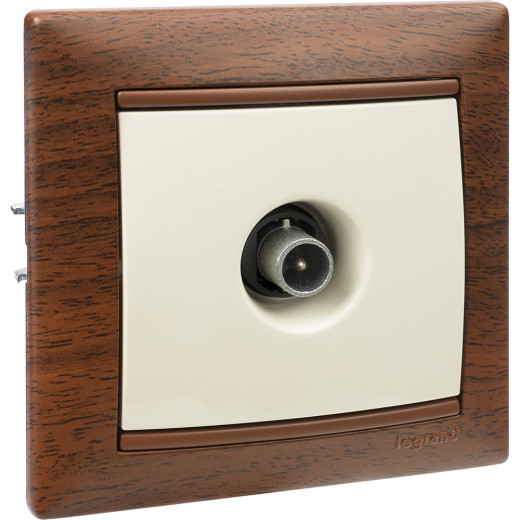 Рамка 1 пост - Legrand Valena - тонированное дерево