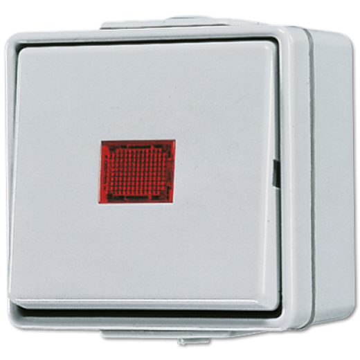 Выключатель контрольный для накладного монтажа универсальный IP44