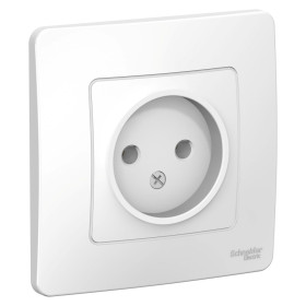 Systeme Electric Blanca внутр Бел Розетка б/з без шторок 16А, 250В