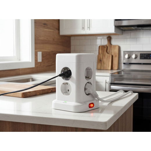 DOMINIC Удлинитель У08K 1,5м 3х1мм2 USB A+C 20Вт бел IEK