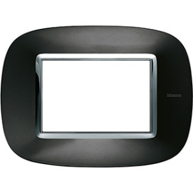 BT Axolute Темный металлик Рамка 3 мод эллипс.