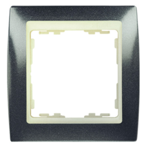 Simon 82 Серый гранит/Слоновая кость Рамка 3-ая