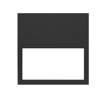 Simon 100 Черный матовый Рамка «минимум» на 1 пост