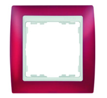 Simon 82 Красная полупрозрачная Рамка 2-ая