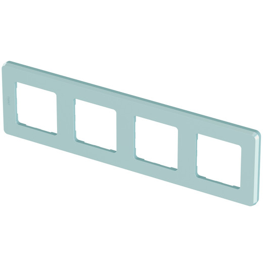 Рамка 4 поста - Legrand/Daccord Inspiria - мятный