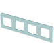 Рамка 4 поста - Legrand/Daccord Inspiria - мятный