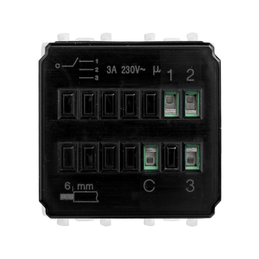 Механизм управления вентиляторами модульный, Avanti, белое облако, 2 модуля