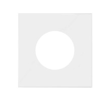 Simon 100 Белый матовый Накладка евро-американской розетки