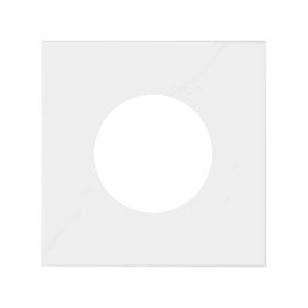 Simon 100 Белый матовый Накладка евро-американской розетки