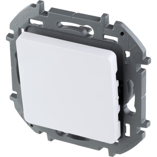 Переключатель одноклавишный - Legrand/Daccord Inspiria - 10АХ 250В безвинтовые зажимы - белый