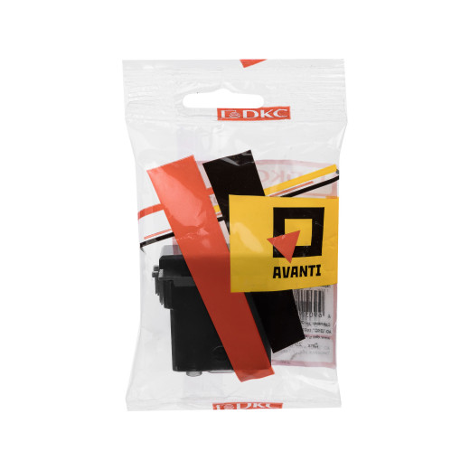 Механизм управления рольставней модульный, Avanti, черный матовый, 1 модуль