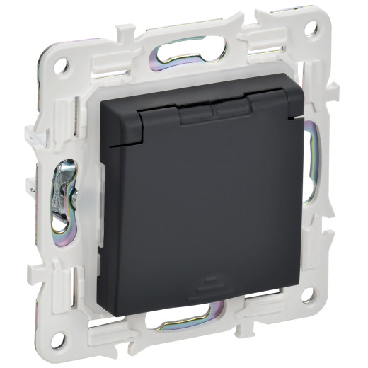 SKANDY Роз. з/к/ш кр. 16А IP44 SK-R11G граф. IEK