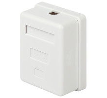 ЭРА Розетка компьютерная RJ-45 RJ01SH категория 5е экранированная 1-порт упаковка 40 шт