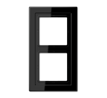 JUNG LSD Черная (дуропласт) Рамка 2-ая