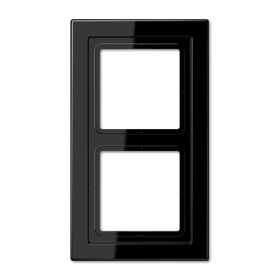 JUNG LSD Черная (дуропласт) Рамка 2-ая