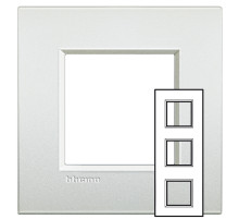 BT LL Белый жемчуг Рамка AIR 2+2+2 мод 71мм.