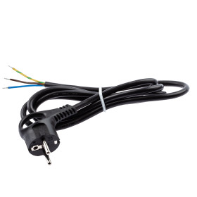 ЭРА Шнур сетевой с вилкой  U-3x1-5m-B с заземлением 5м ПВС 3x1мм2 черный