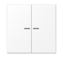 JUNG LS 990 Белый матовый Клавиша 2-ая с подсветкой