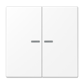 JUNG LS 990 Белый матовый Клавиша 2-ая с подсветкой