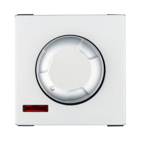 Ecoplast LK45 Светорегулятор поворотный нажимной 600 Вт (серебристый металлик)