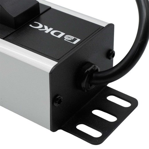 Блок распределения питания (PDU) 0U 16A с индикацией и автоматом, 1P Вых:12 C19, Вх:С20