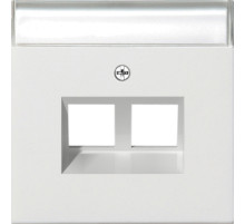 Gira F100 Накладка с полем надп Mod. Jack 30°